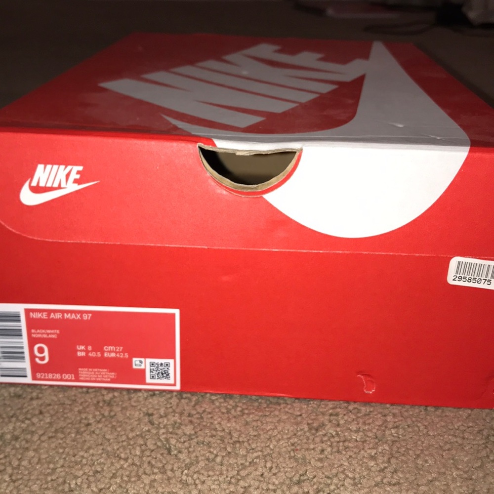 Black/White Air Max 97 (Size 9) - Picture 6 of 6